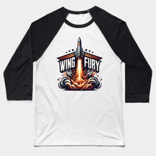 Rocket Launch Baseball T-Shirt